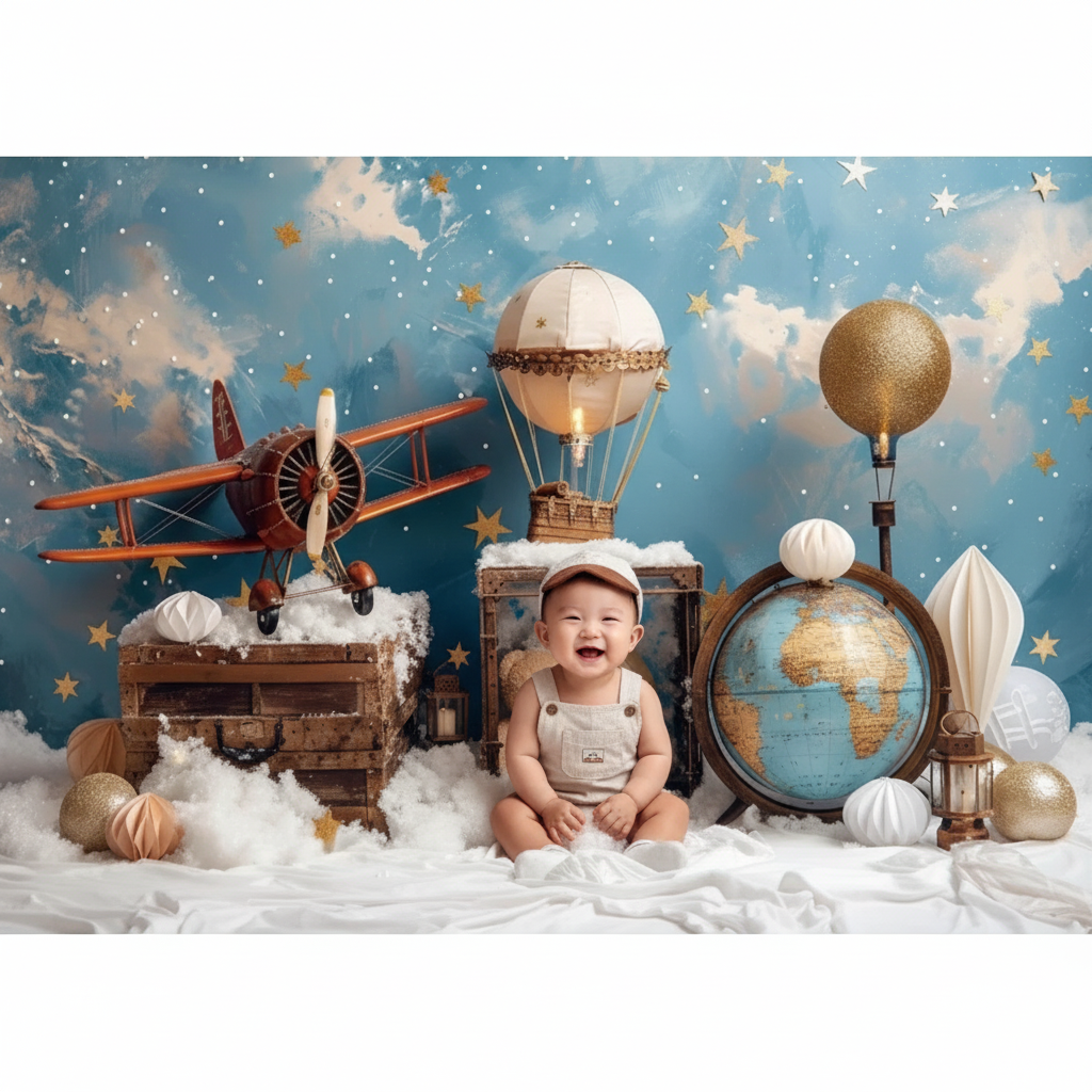 Toile de Fond âAventures CĂ©lestesâ â DĂ©cor Ciel ĂtoilĂ©âą