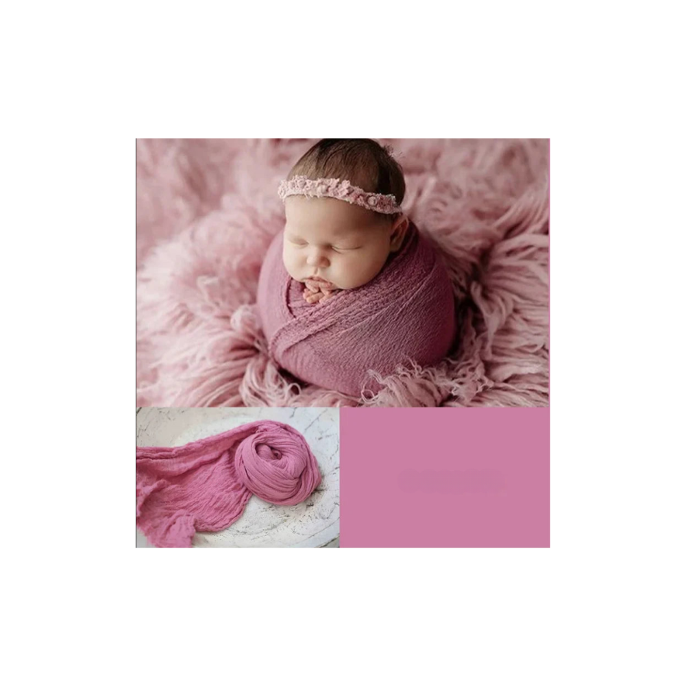 Lange Photo Nouveau-Né Rose