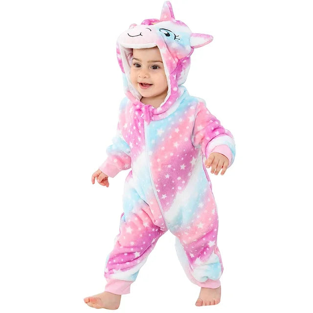 Combinaison Licorne Pastel – Pyjama Fantaisie Bébé™