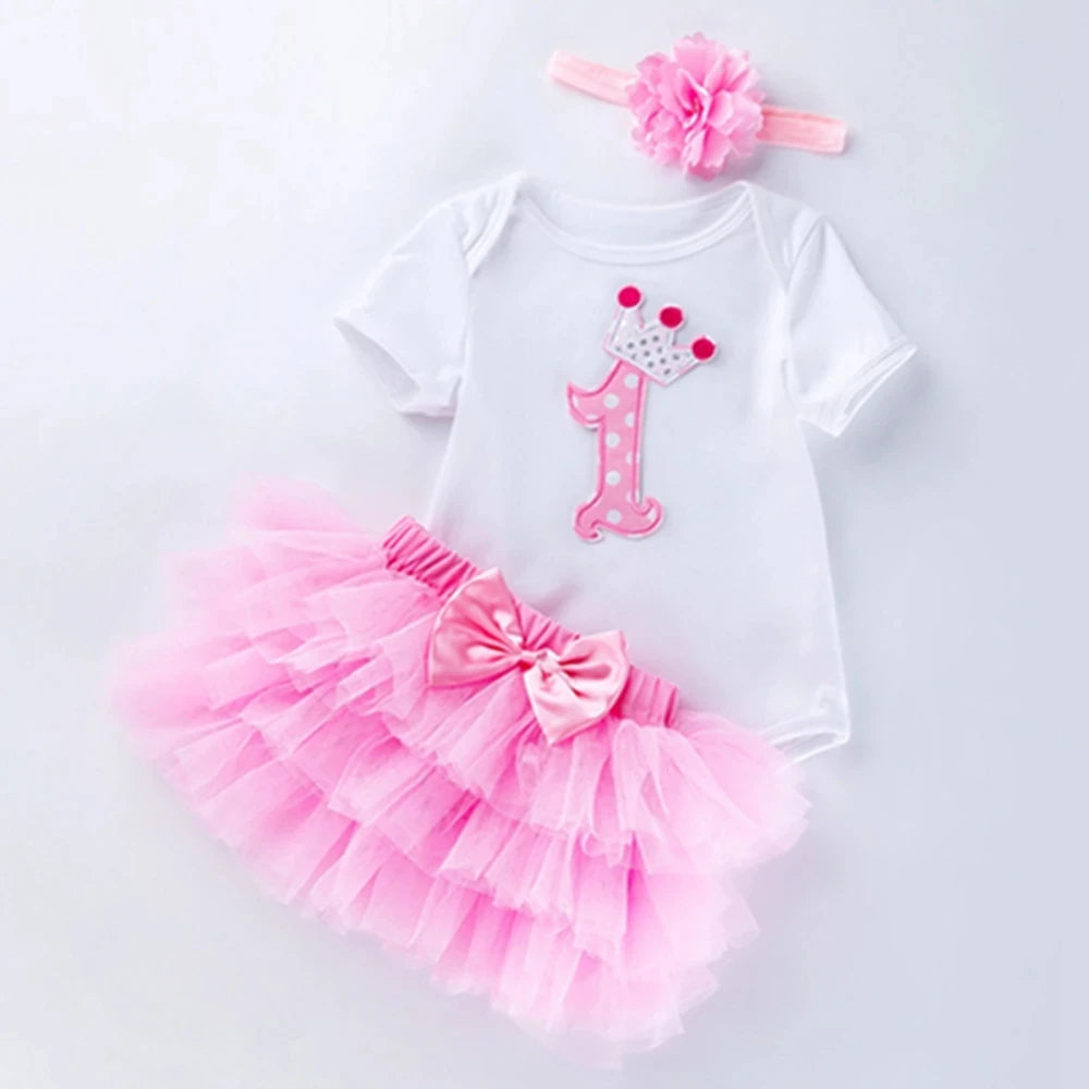 Ensemble Bébé Fille An Promotion Photo Rose Tutu – Bébé pour