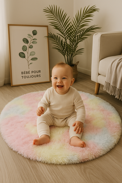 Tapis Moelleux Rêve Arc-en-Ciel
