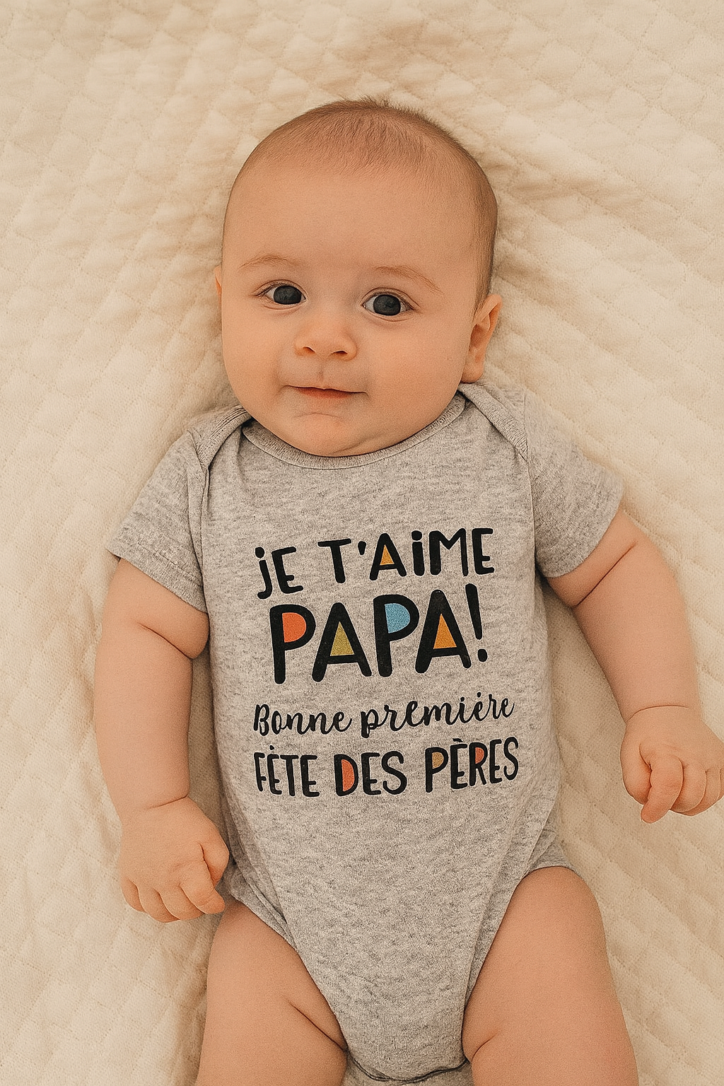 Body Bébé Je T'aime PAPA Première Fête des Pères