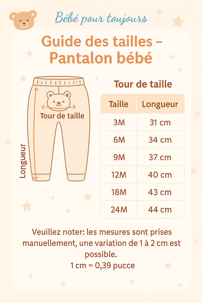 Leggings & Pantalons Bébé Coton (Cupcakes, Léopard, Nuage) - Idéal Séance Photo Vibrant 0-24M