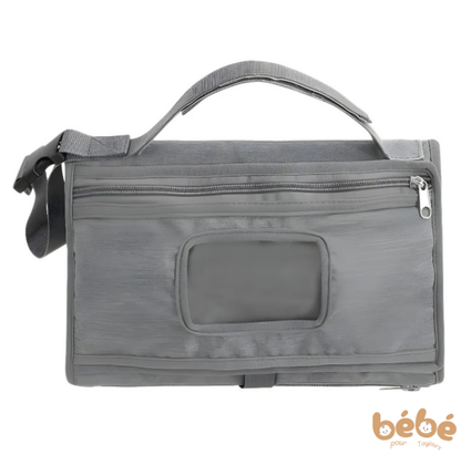 Tapis à Langer Pliable Imperméable avec Poche Lingettes | Nomade