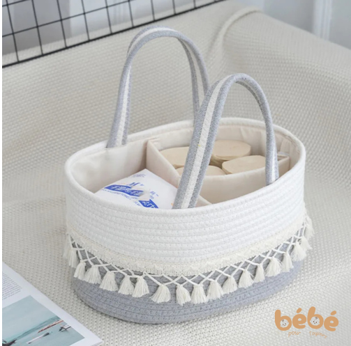 Panier organisateur à couches -Gris