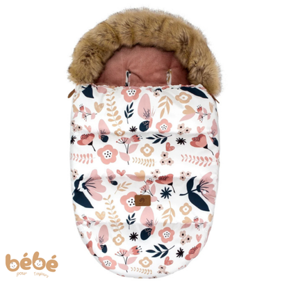 Chancelière Universelle Bébé Hiver - Floral