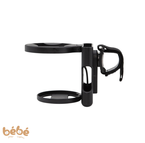 Porte-Gobelet Poussette Pliable avec Support Téléphone – Accessoire Universel Pratique pour Parents Actifs