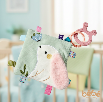 Jouet de Dentition Sensoriel en Silicone – Hochet Apaisant Bébé