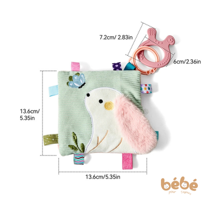 Jouet de Dentition Sensoriel en Silicone – Hochet Apaisant Bébé