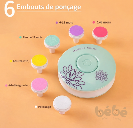 Lime Électrique Bébé Sécurisée Silencieuse – Coupe Ongles Nouveau-Né