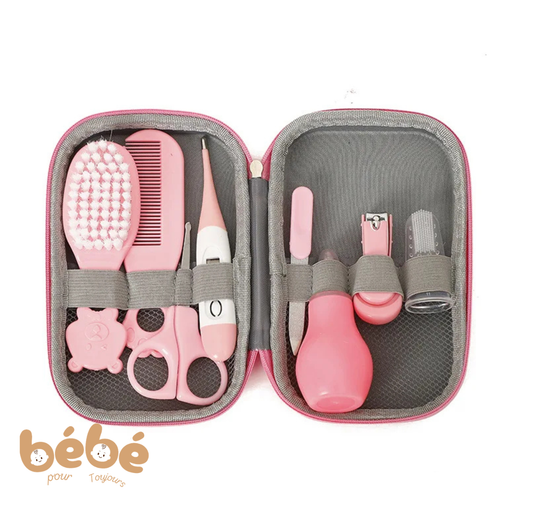 Kit de Soin Bébé 8 Pièces – Trousse Toilette Complète Nouveau-Né