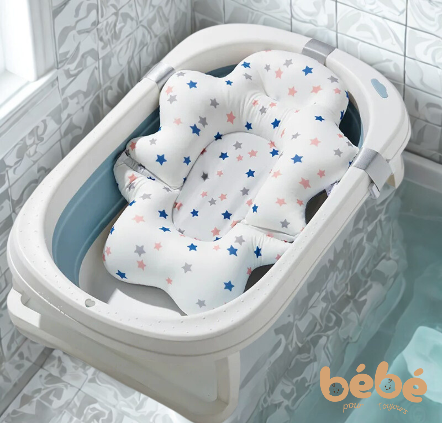 Coussin de Bain  Sécurisé et Antidérapant