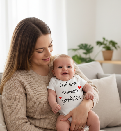 Body Bébé J'ai une Maman Parfaite Photo Cadeau Fête des Mères™