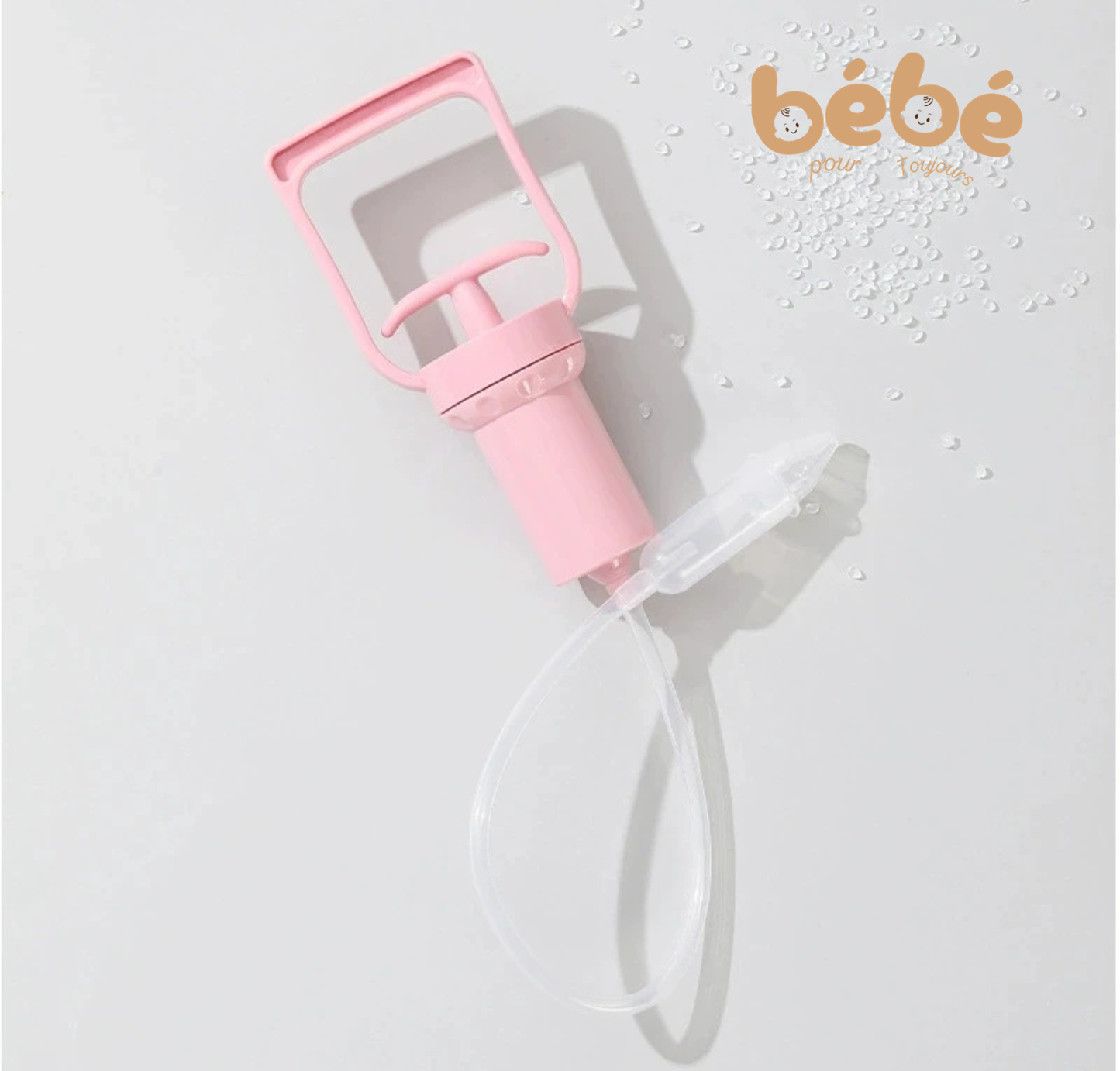Mouche bébé rose
