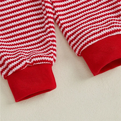 Pyjama de Noël Bébé « Bisous du Père Noël » | Ensemble 2 pièces | Cozy