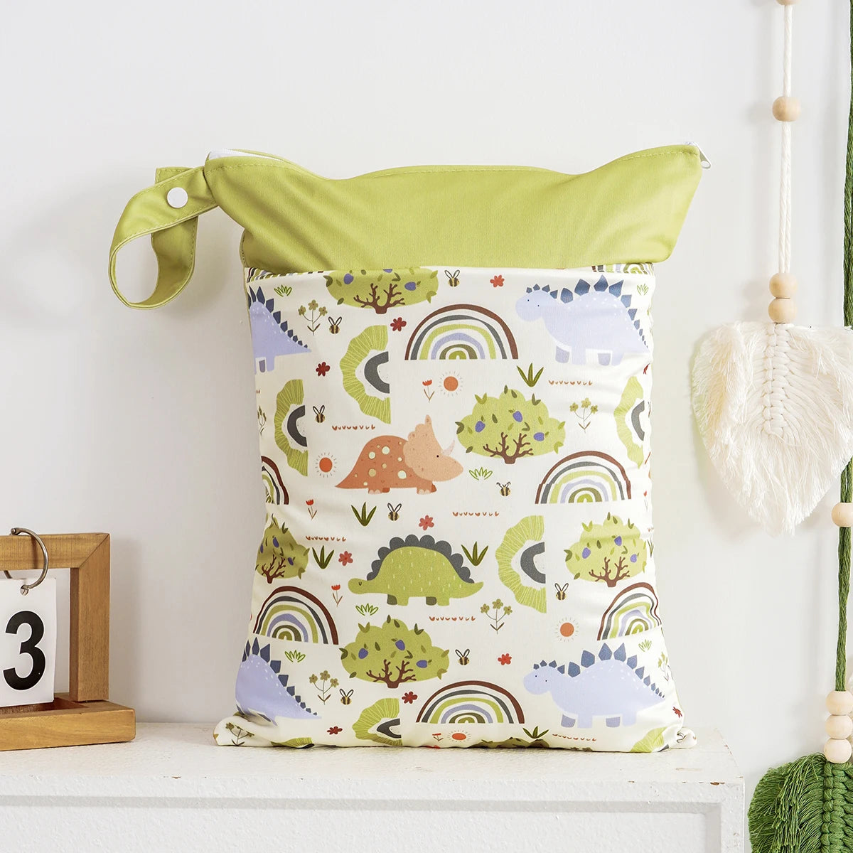 Sac à Couches Imperméable Bébé – Pochette Lavable Zippée pour Poussette et Voyage