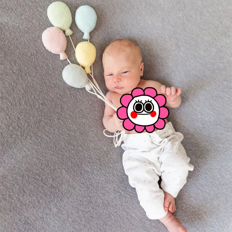 Ciel de Rêve – Kit Ballons & Nuages pour Séance Photo Bébé.