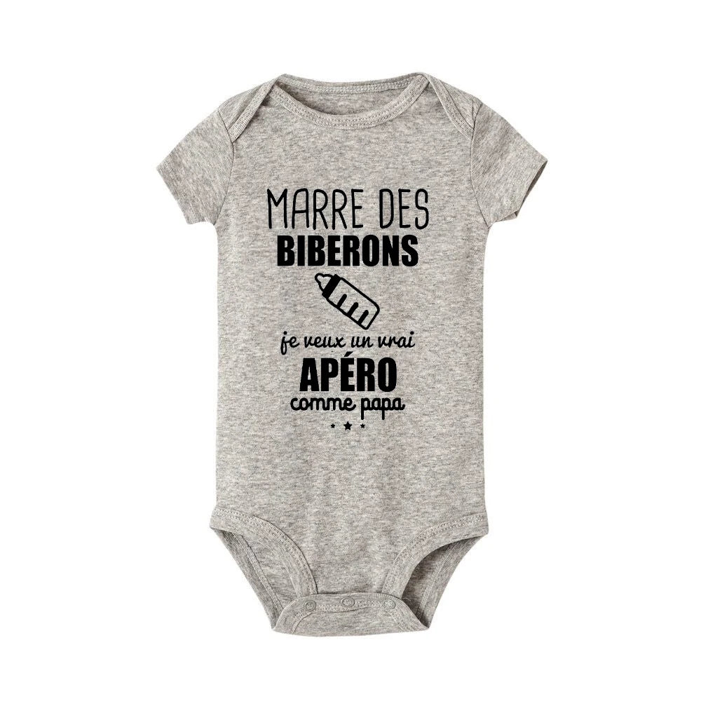 Body humour bébé – Marre des biberons