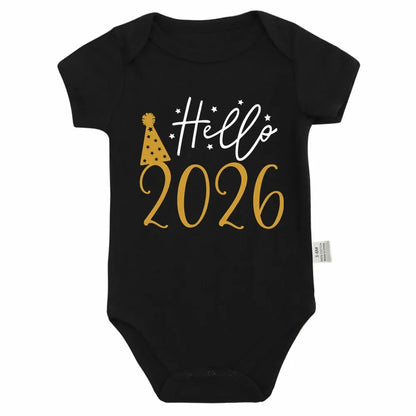 Body Bébé "Hello 2026" - Tenue Nouvel An | Coton Douceur