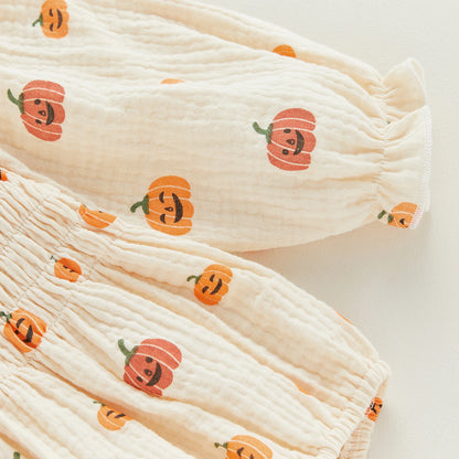 Body citrouille Halloween bébé fille