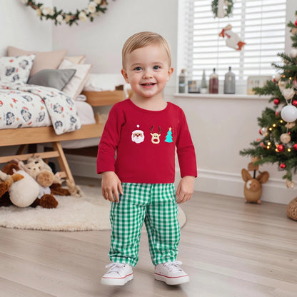Ensemble Noël bebé garçon– « Douce Magie des Fêtes » | Tendresse