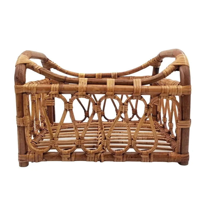 Panier Rotin “Tropical Bohème” – Décor Exotique Photo™
