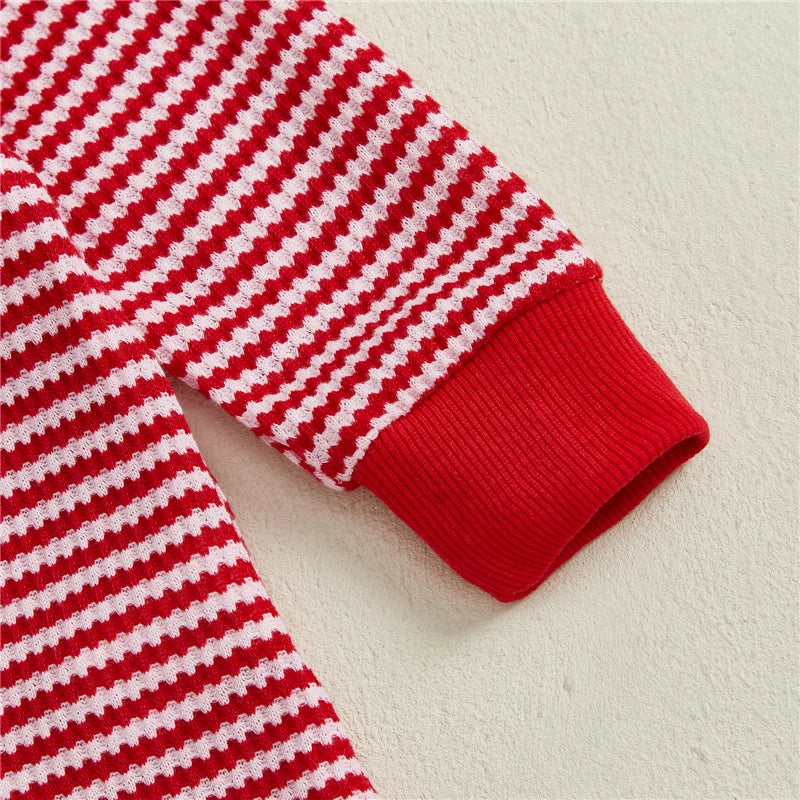 Pyjama de Noël Bébé « Bisous du Père Noël » | Ensemble 2 pièces | Cozy