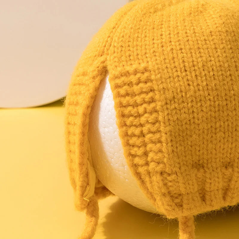 Bonnet Hiver Tricoté "Petites Oreilles Douces" – Chapeau Chaud Bébé | Cocooning