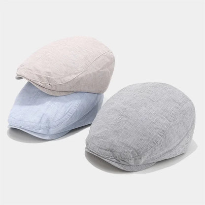 Casquette Plate Unisexe en Coton – Style Peintre Intemporel