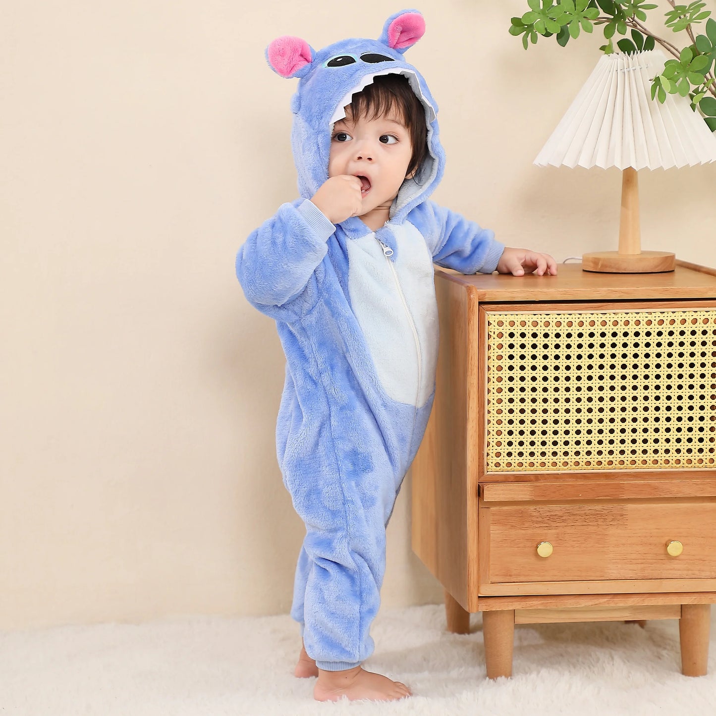 Combinaison Kigurumi Bébé – Modèle Stitch 🐾