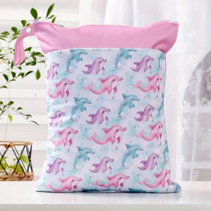 Sac à Couches Imperméable Bébé – Pochette Lavable Zippée pour Poussette et Voyage