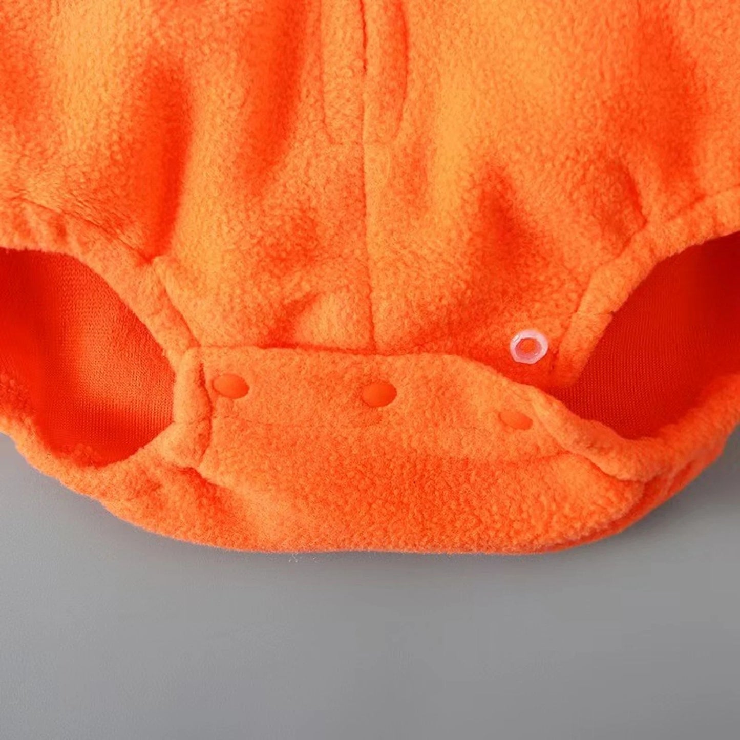Grenouillère à Capuche Citrouille + Leggings Rayés