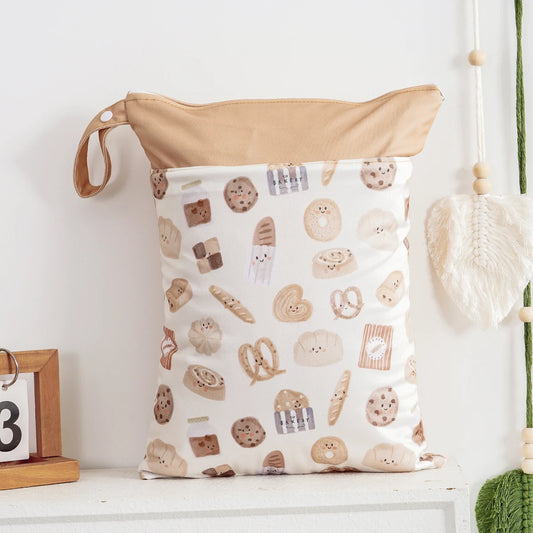 Sac à Couches Imperméable Bébé – Pochette Lavable Zippée pour Poussette et Voyage