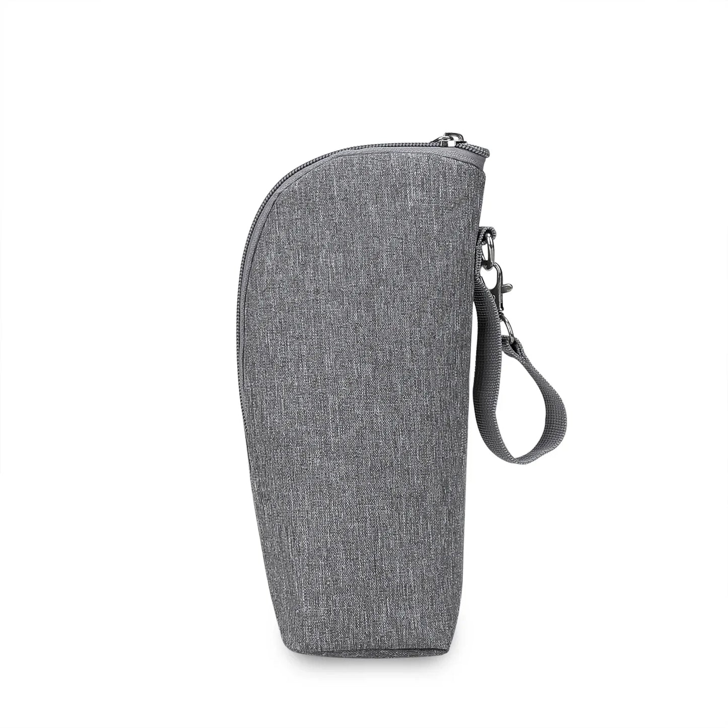 Pochette isotherme pour biberon bébé – Modèle gris avec attache poussette | ThermoBaby
