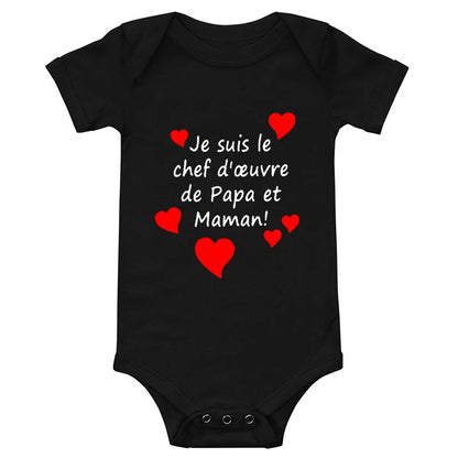 Barboteuse Bébé Chef d'Œuvre Photo Parents Cadeau™