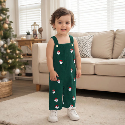 Salopette Velours Noël -et Petit Renne Caramel | Festif