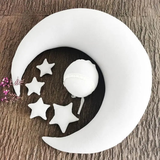 Set Moon Blanc – Décor Nuit Séance Newborn™