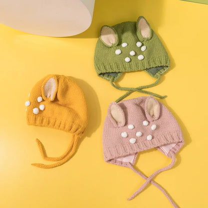 Bonnet Hiver Tricoté "Petites Oreilles Douces" – Chapeau Chaud Bébé | Cocooning