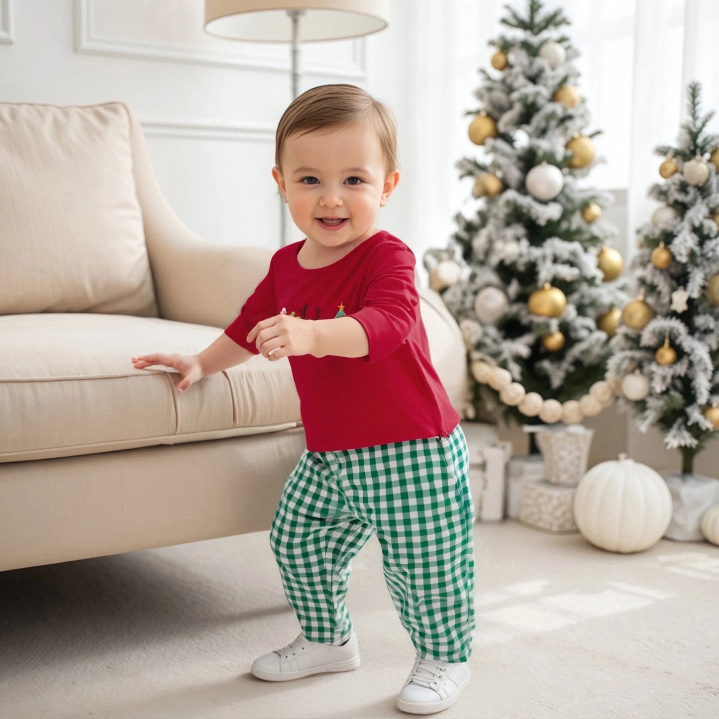 Ensemble Noël bebé garçon– « Douce Magie des Fêtes » | Tendresse