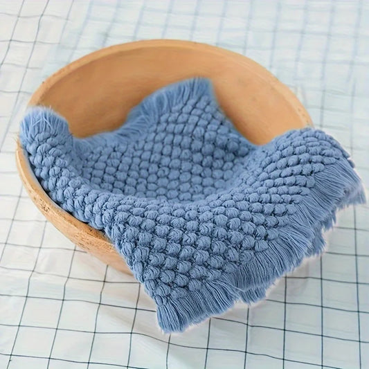 Couverture Câline Bleu Ciel – Prop Photo Nouveau-Né™