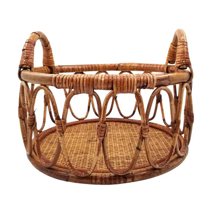 Panier Rotin “Souvenir d’Antan” – Décor Nostalgie™