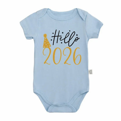 Body Bébé "Hello 2026" - Tenue Nouvel An | Coton Douceur