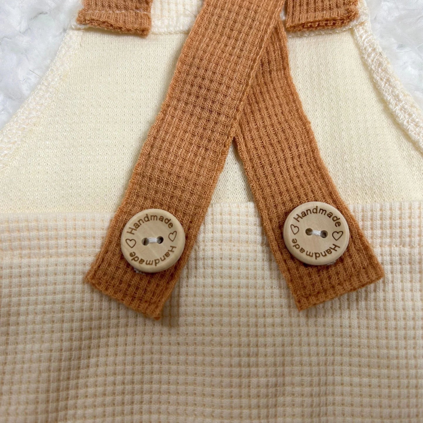Barboteuse Rayée + Bonnet Tricot – Look Vintage Photo Nouveau-Né™
