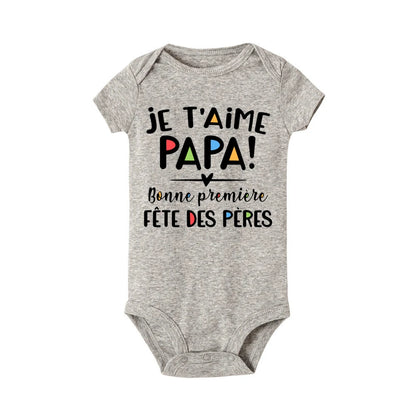 Body Bébé Je T'aime PAPA Première Fête des Pères Photo Bébé™