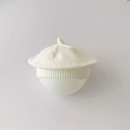 Béret Tricoté pour Bébé – Bonnet Doux Automne-Hiver en Couleurs Tendances