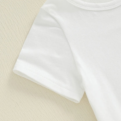 Ensemble d’Été Bébé Garçon – T-shirt Voilier Brodé + Short Rayé | Tenue Plage Confort & Style