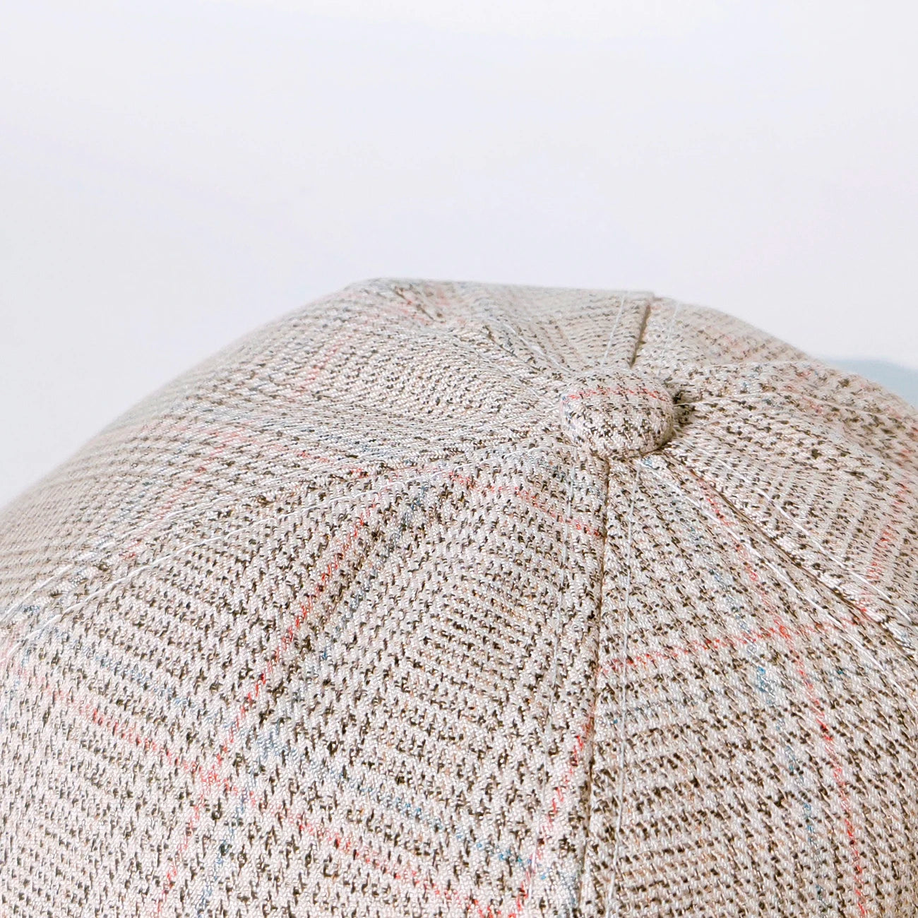 Casquette Classique « Petit Gentleman » – Béret à carreaux en coton doux| Élégant