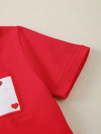 Ensemble bébé & enfant « XOXO » – Spécial Saint-Valentin | Adorable