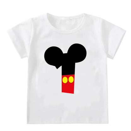 T-shirt Anniversaire Enfant Mickey Mouse - Magie & Photos Souvenirs