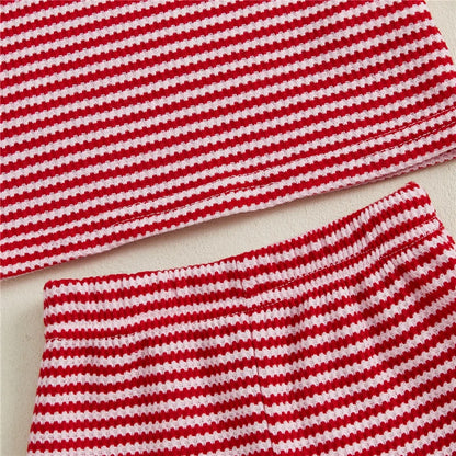 Pyjama de Noël Bébé « Bisous du Père Noël » | Ensemble 2 pièces | Cozy